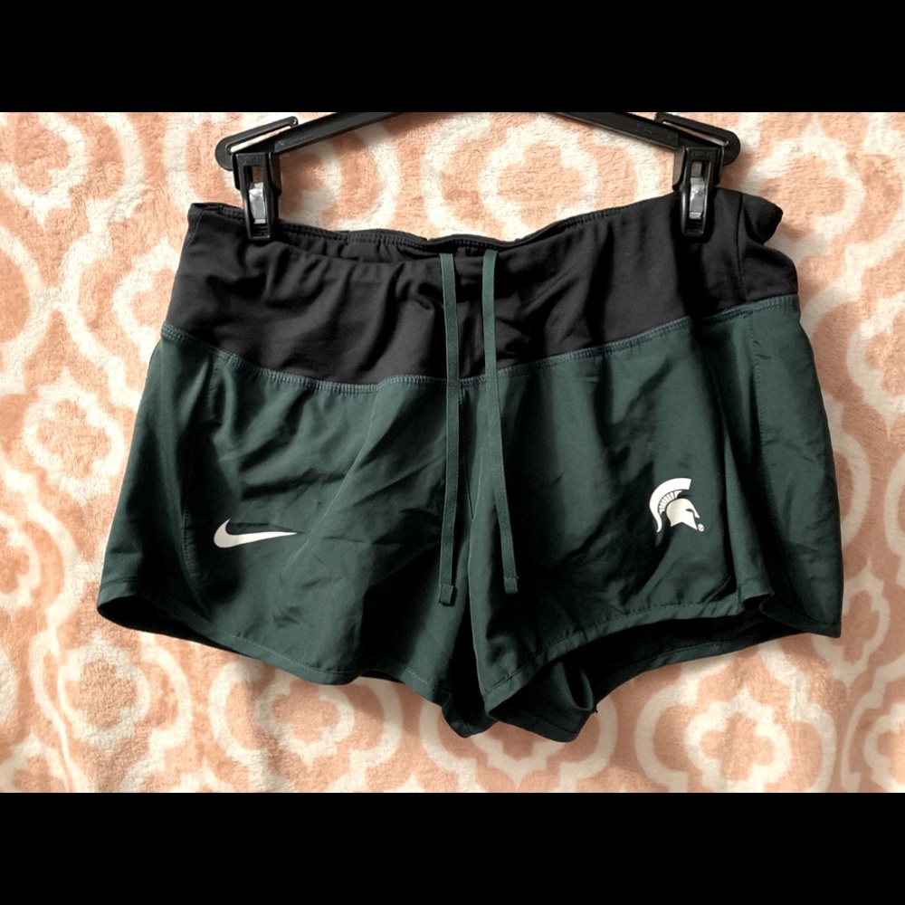 Michigan state Nike shorts